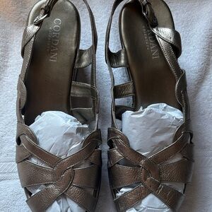 Cordani Women's Bronze Strappy Sandals